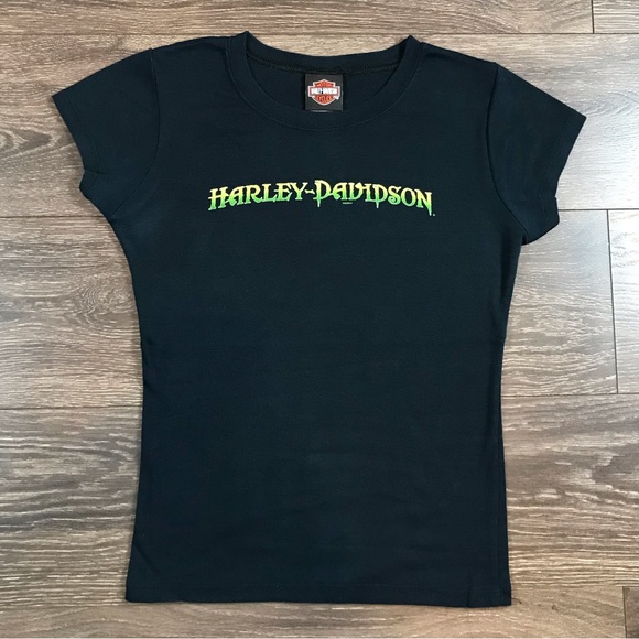 Harley-Davidson Motorcycles Savanna Georgia Womens St. Patrick’s Day Irish Shirt - Picture 1 of 6